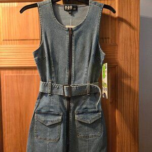 Womens denim minidress